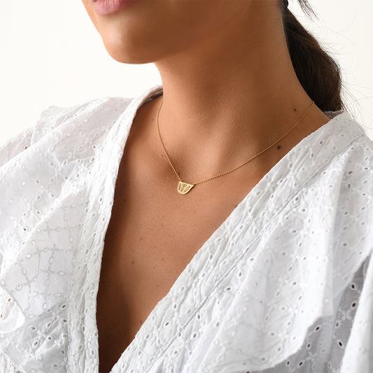 Engraved Finjen Arabi Necklace
