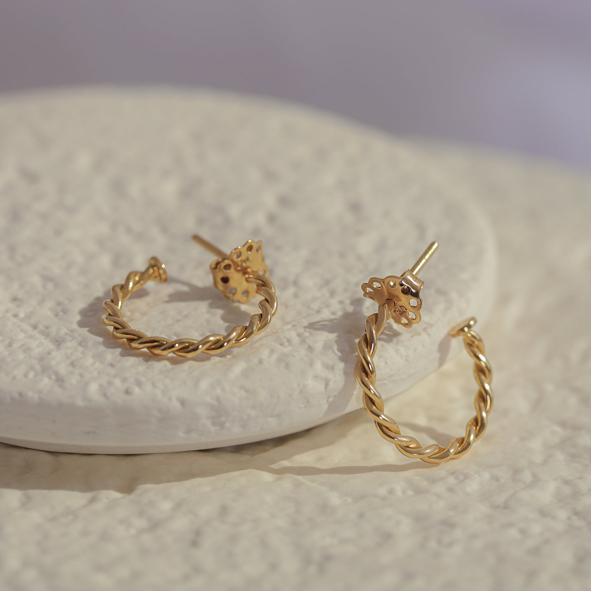 Twisted Hoop Earrings