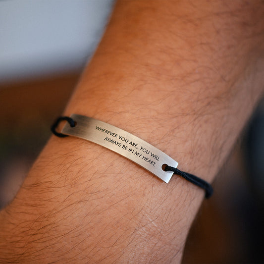 Engraved Promise Bracelet (L)