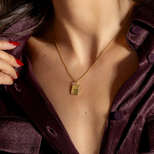 Rectangle Statement Pendant