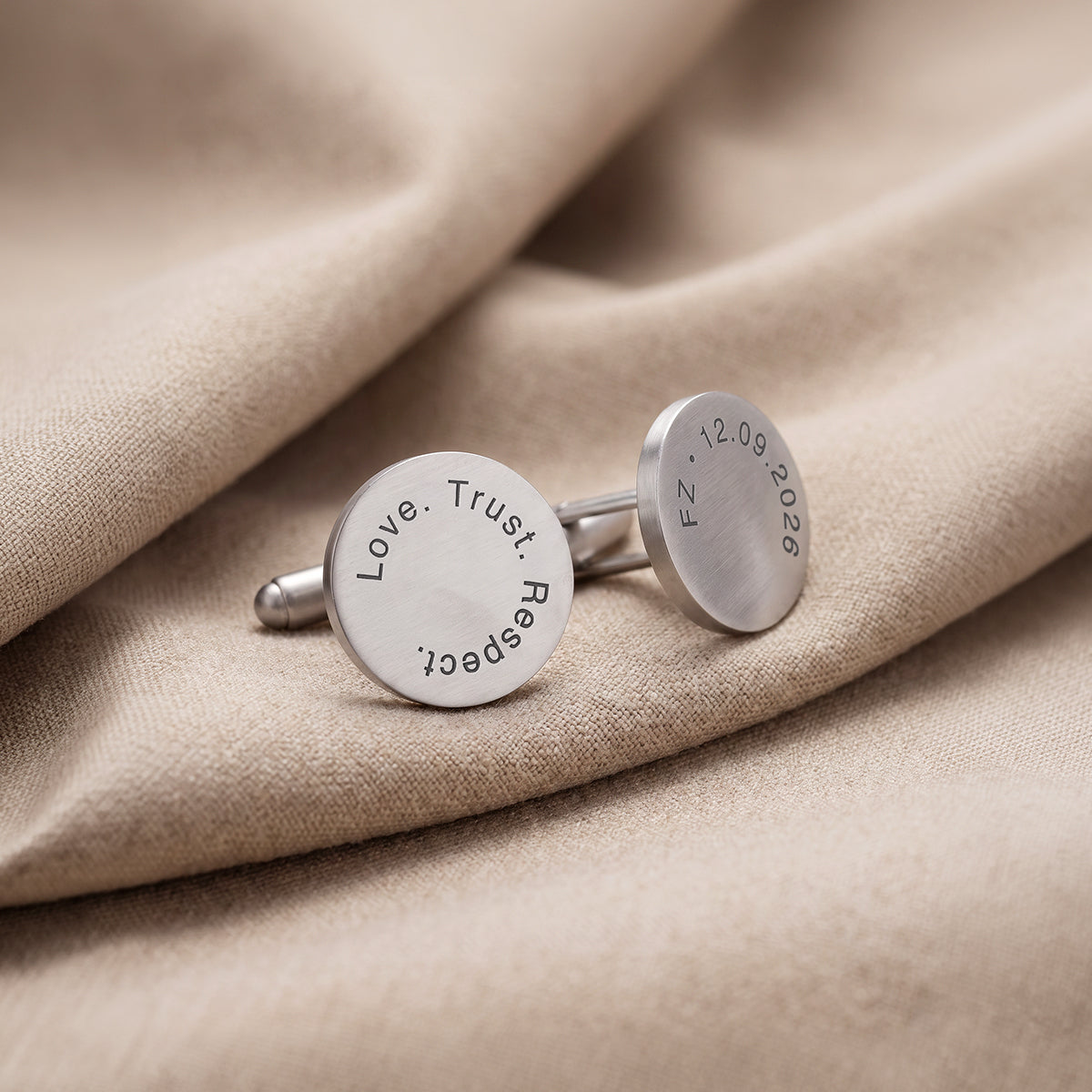 Cufflinks with a Message