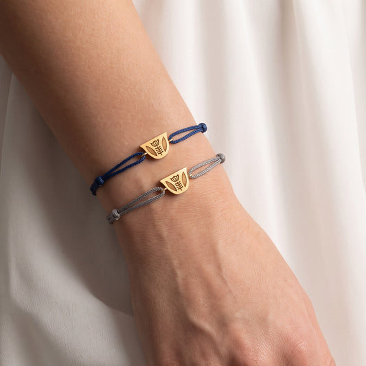 Engraved Finjen Arabi Rope Bracelet (M)