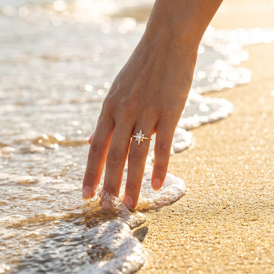 Starburst Diamond Ring