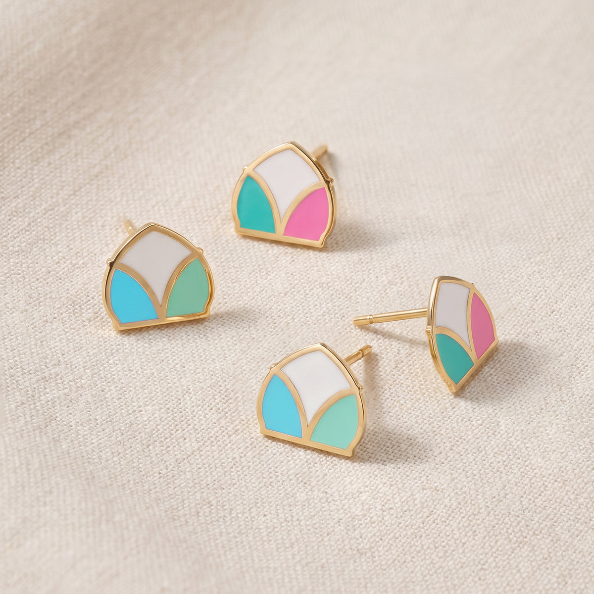Shibbek Enamel Earrings