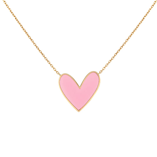 Sketchy Big Heart Necklace