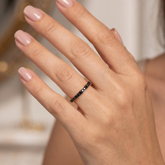 Black Diamonds Ring