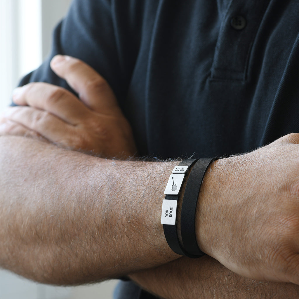 Three Plate Statement Bracelet