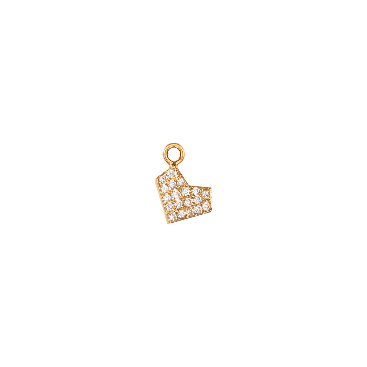 Diamond Heart Charm