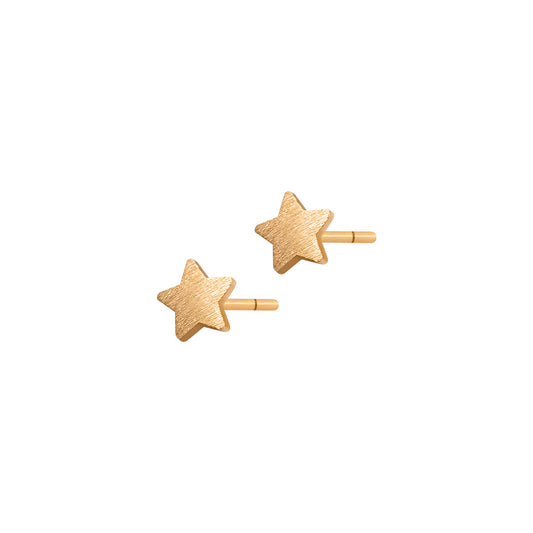 Scratchy Golden Star Earrings For Kids