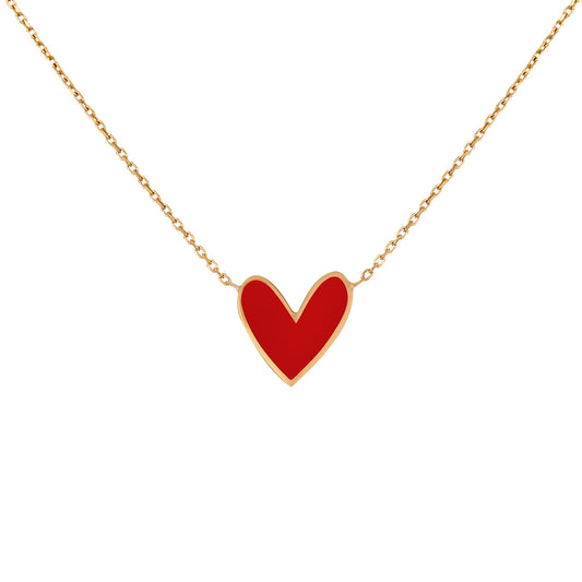 Sketchy Petite Heart Necklace
