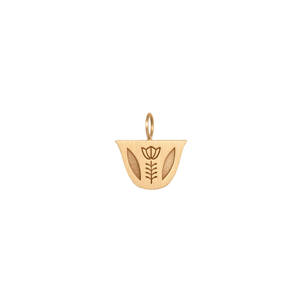 Engraved Finjen Arabi Pendant