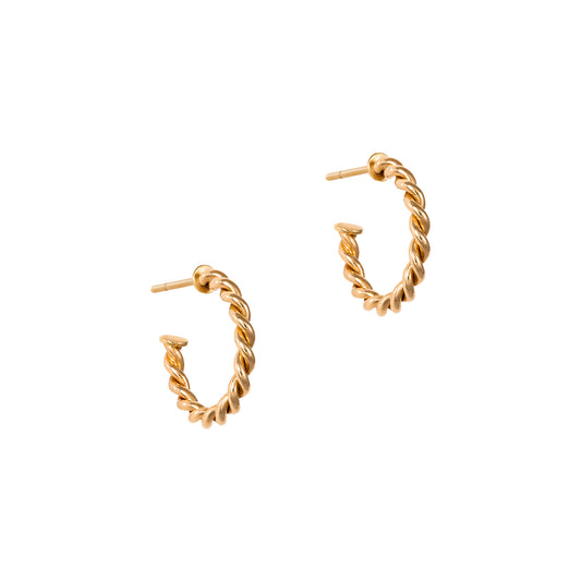 Twisted Hoop Earrings