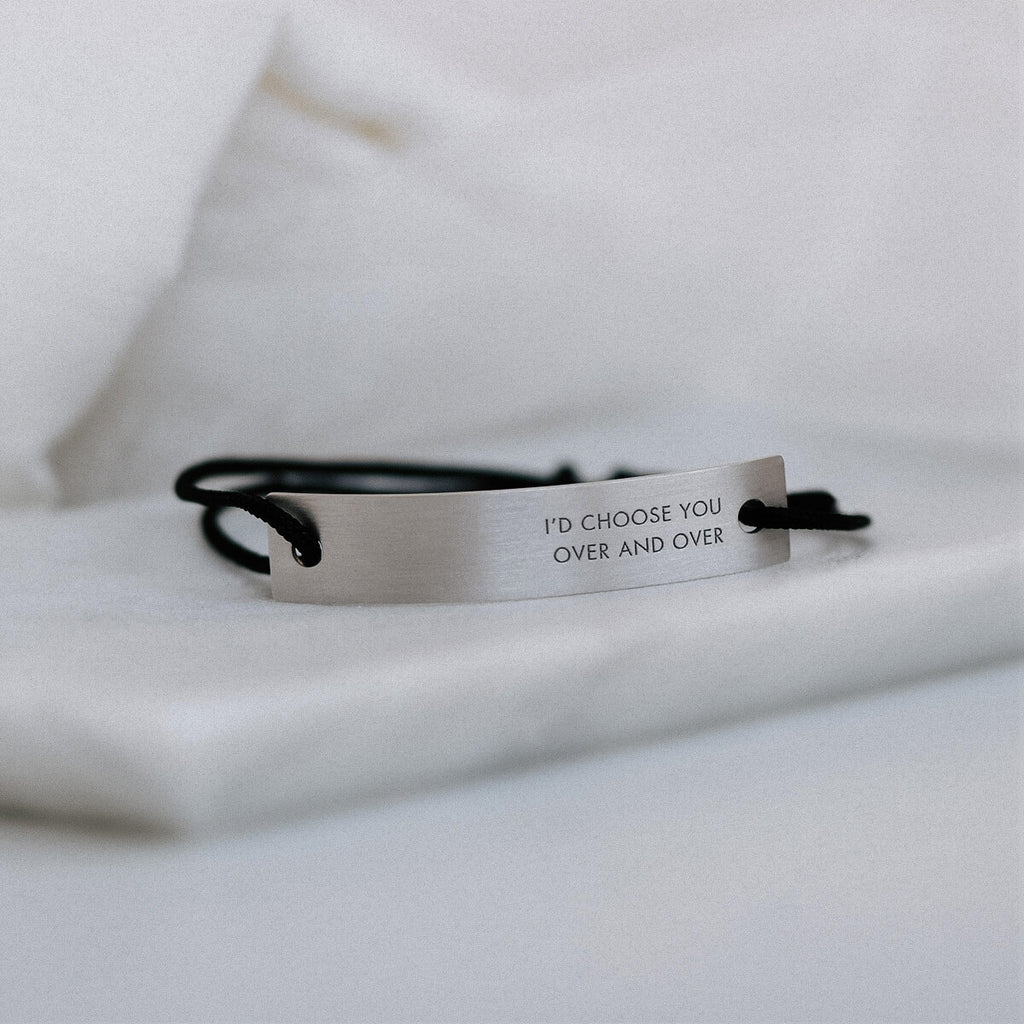 Engraved Promise Bracelet (L)
