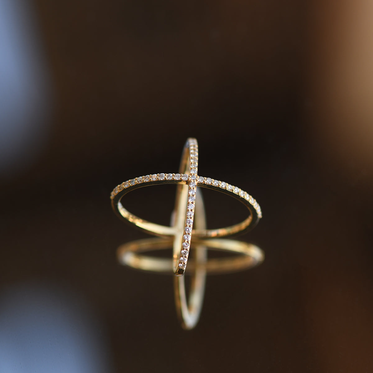 X Diamond Ring