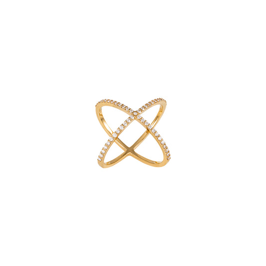 X Diamond Ring