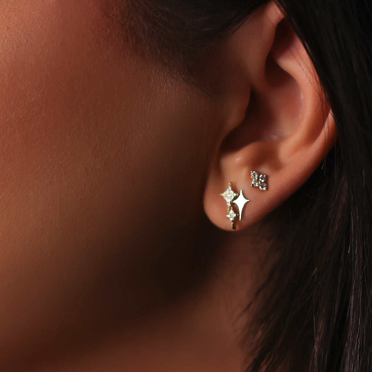 Starry Trinity Earrings
