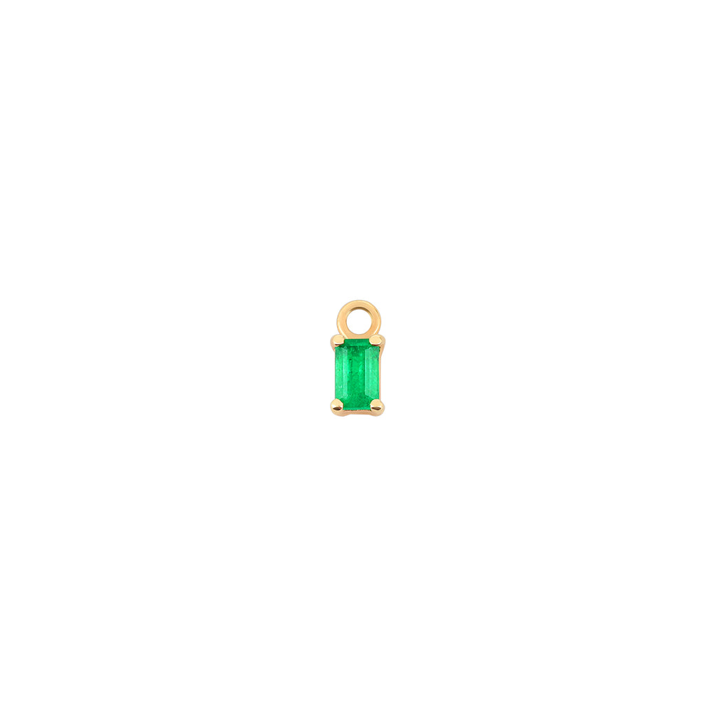 Big Emerald Charm