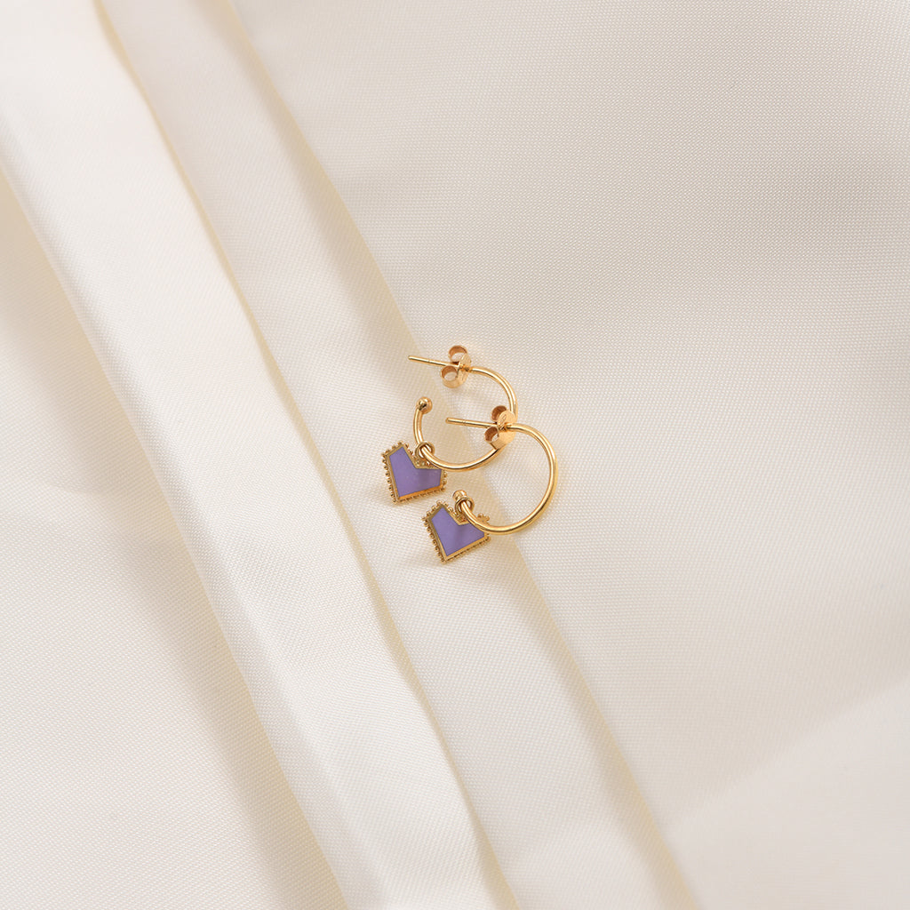 Enamel Heart Charm