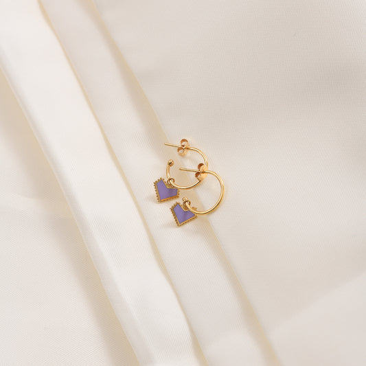 Enamel Heart Charm