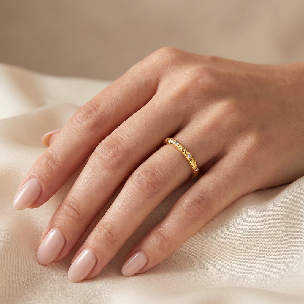 Vintage Hammered Ring