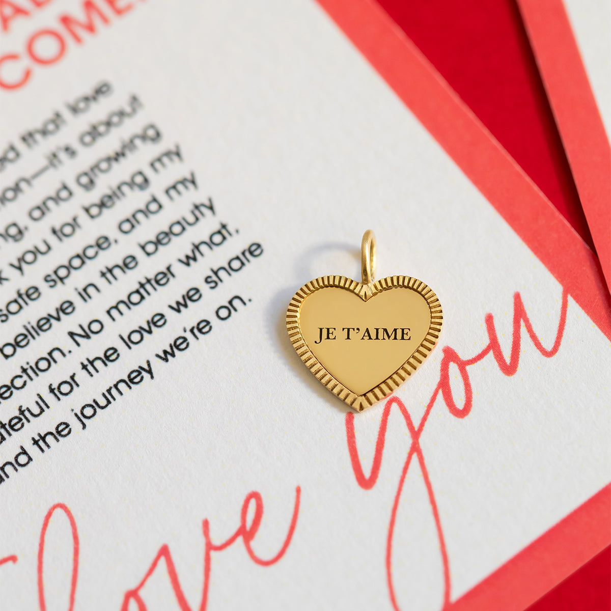 Love Letter Heart Pendant