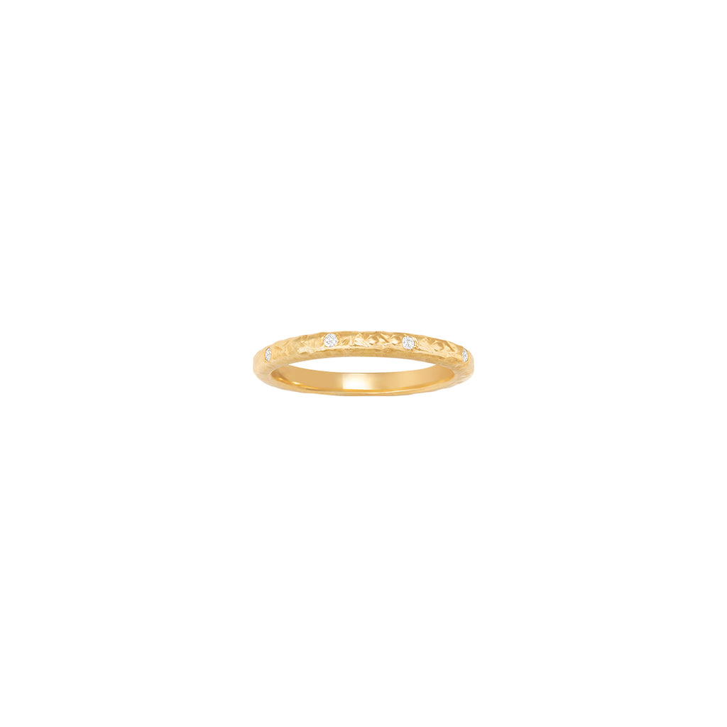 Vintage Hammered Ring