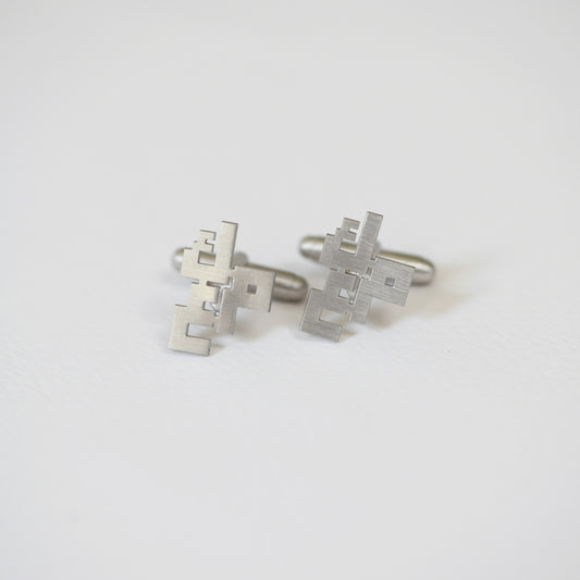 Cufflinks with Multiple Kufi Letters