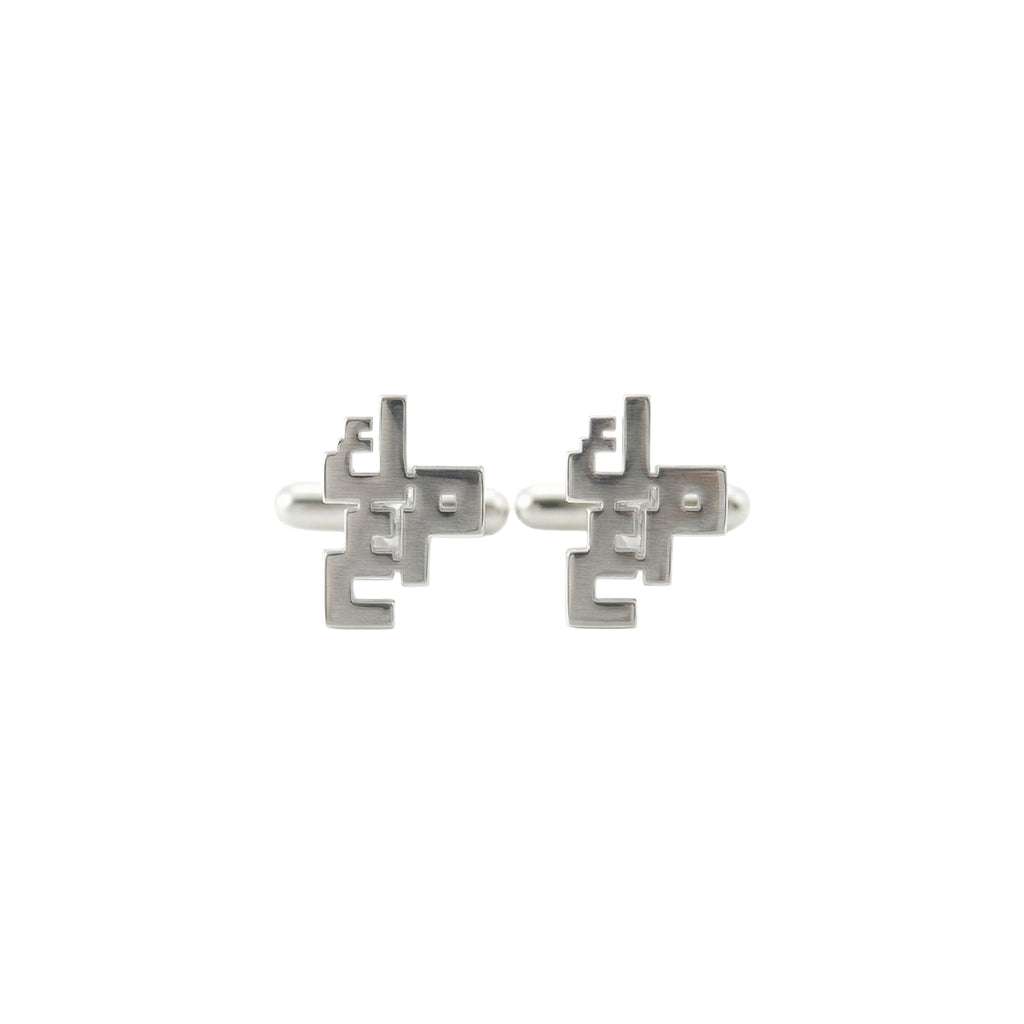 Cufflinks with Multiple Kufi Letters