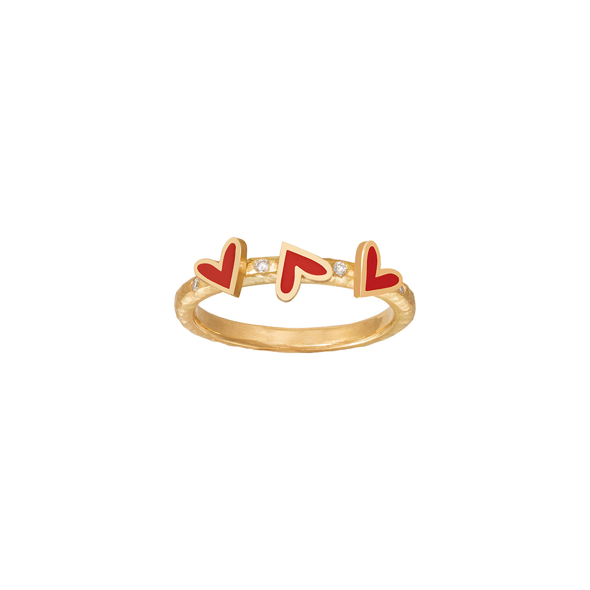 Sketchy Hearts Ring