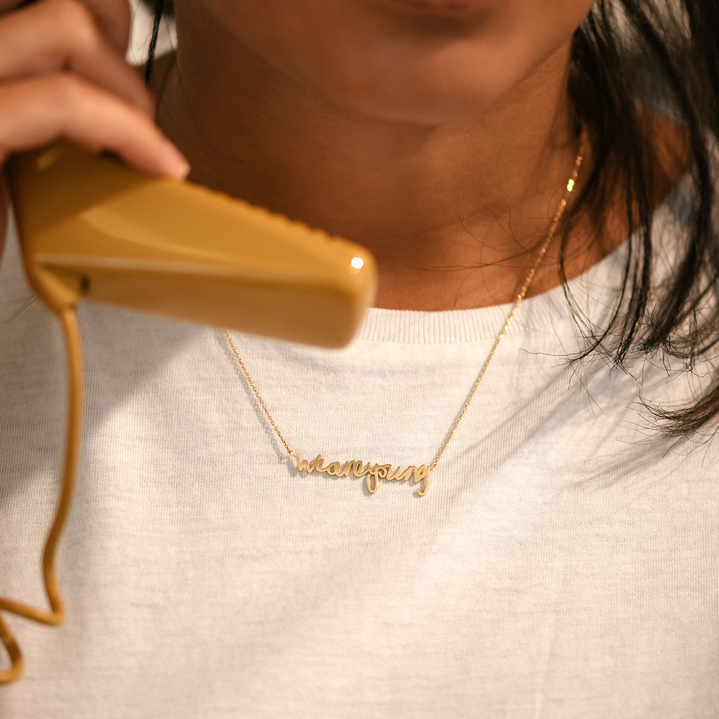Handwritten Scripted Necklace