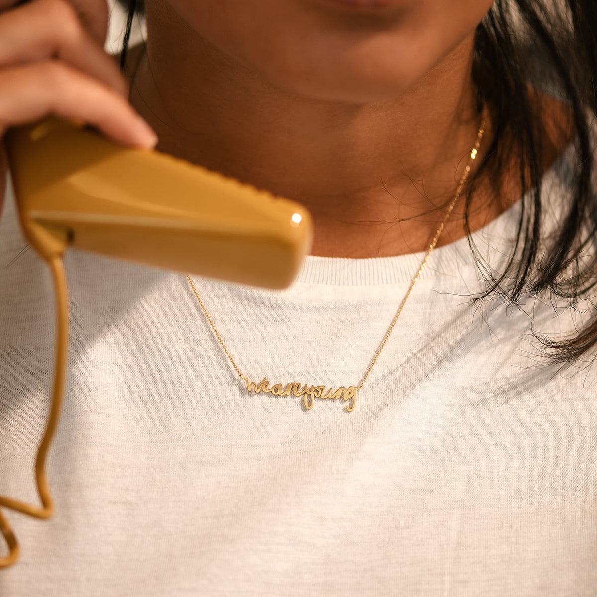 Handwritten Scripted Necklace