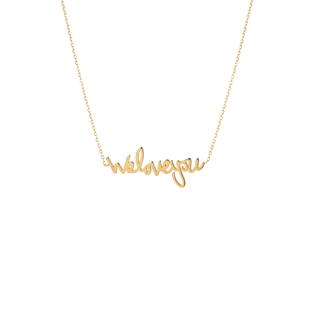 Handwritten Scripted Necklace