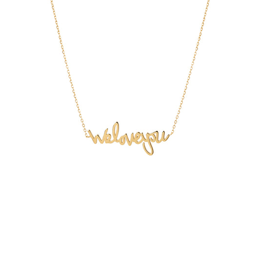 Handwritten Scripted Necklace