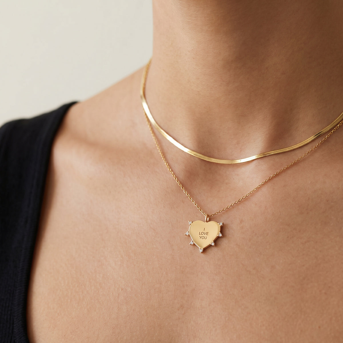 Heart Diamond Pendant