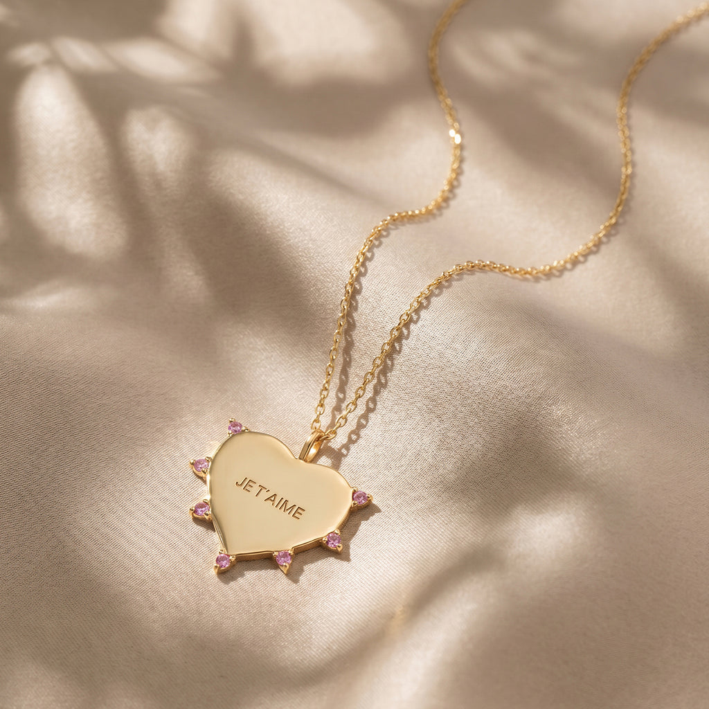 Heart Sapphire Pendant