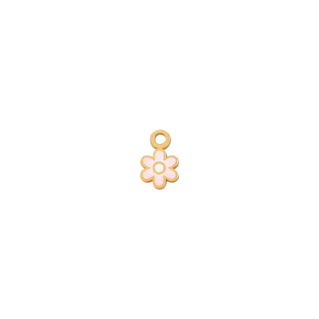 Enamel Petals Flower Charm