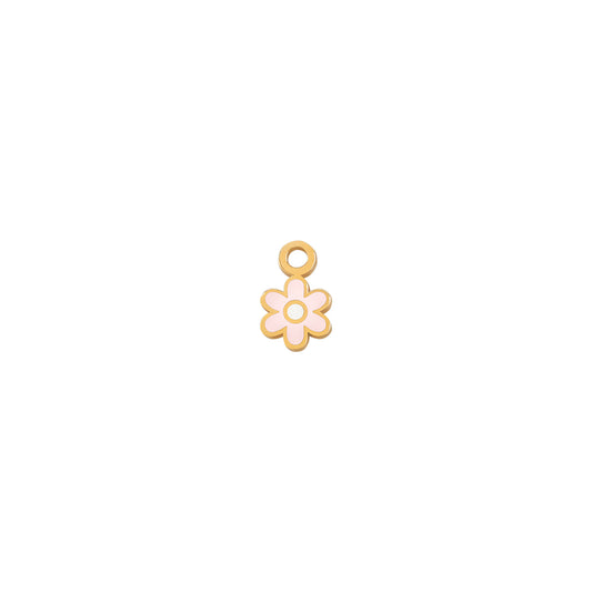 Enamel Petals Flower Charm