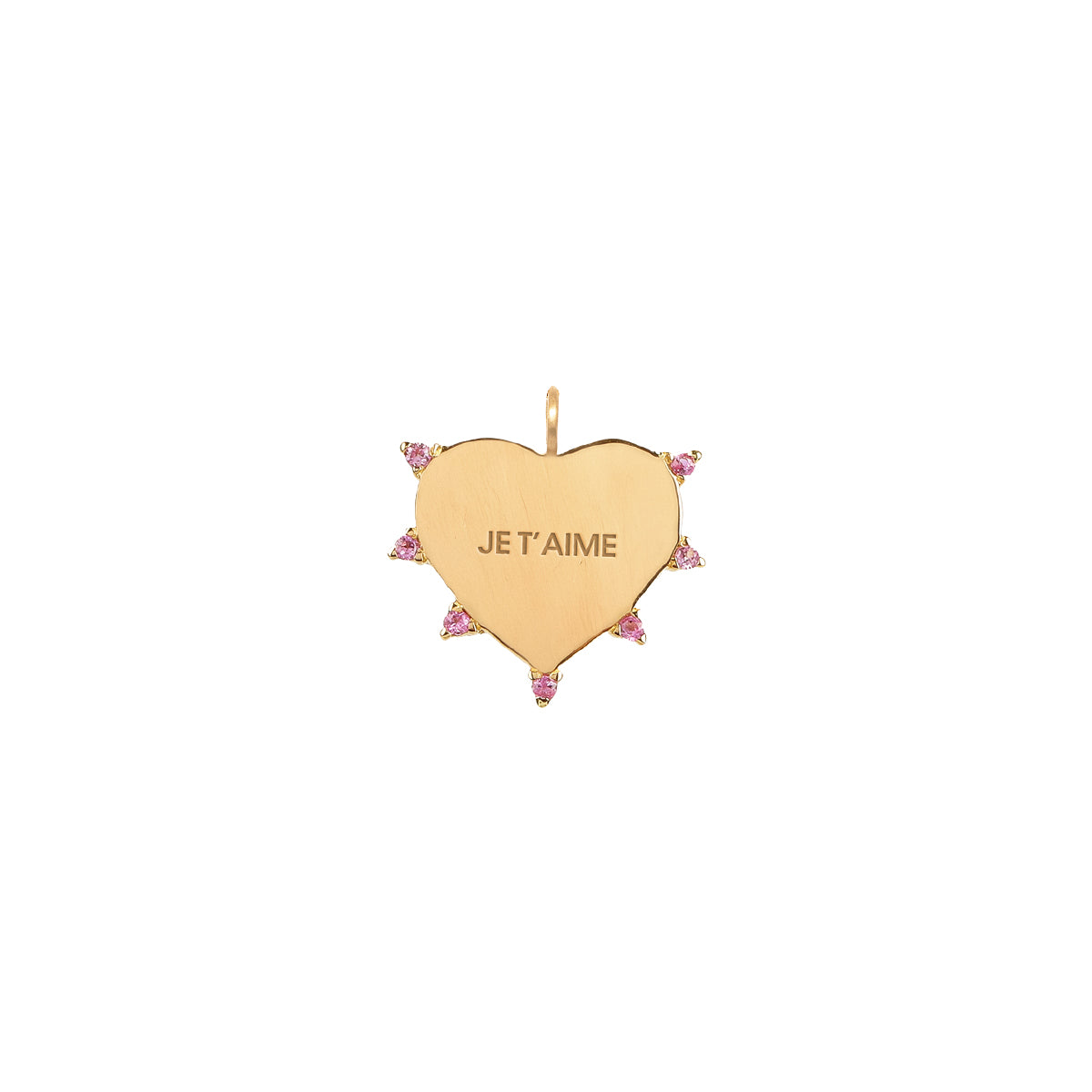 Heart Sapphire Pendant