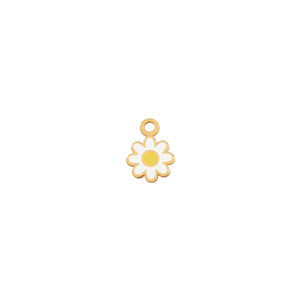 Enamel Flower Charm