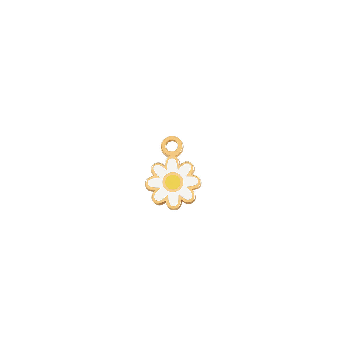 Enamel Flower Charm