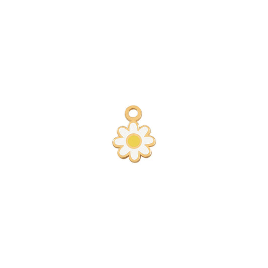 Enamel Flower Charm