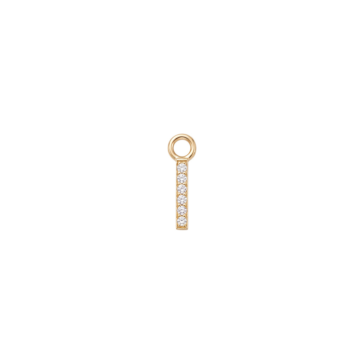 Bar Diamond Charm