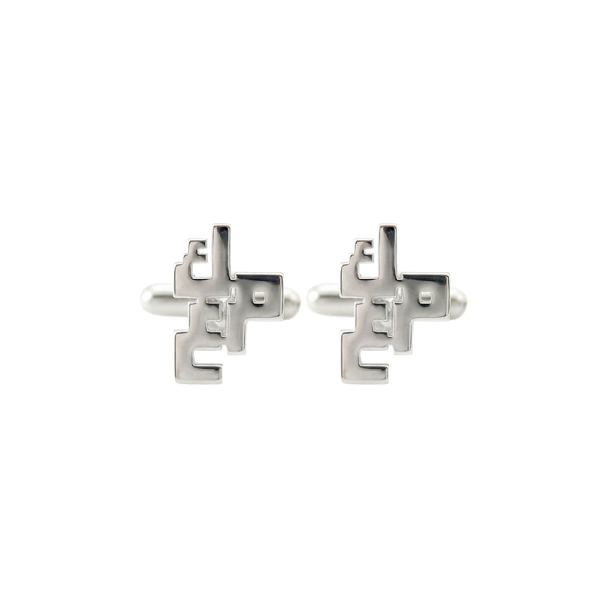 Cufflinks with Multiple Kufi Letters