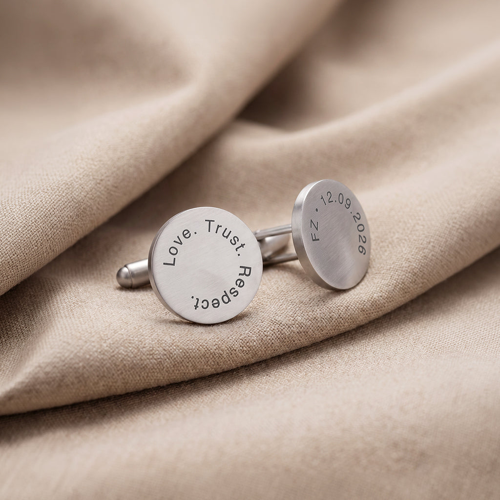 Cufflinks with a Message