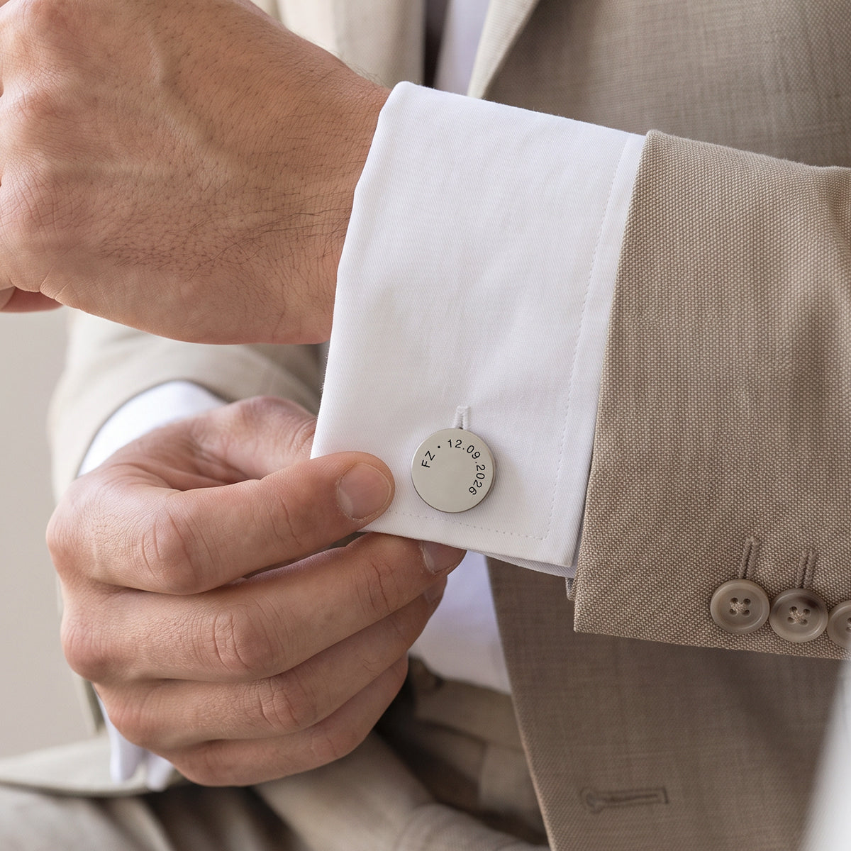 Cufflinks with a Message
