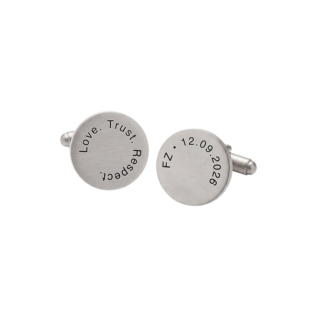 Cufflinks with a Message