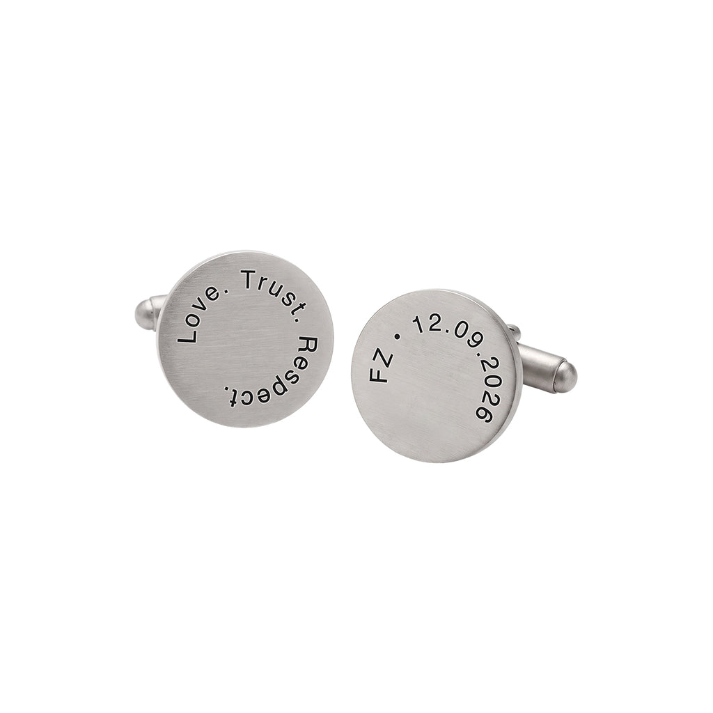 Cufflinks with a Message