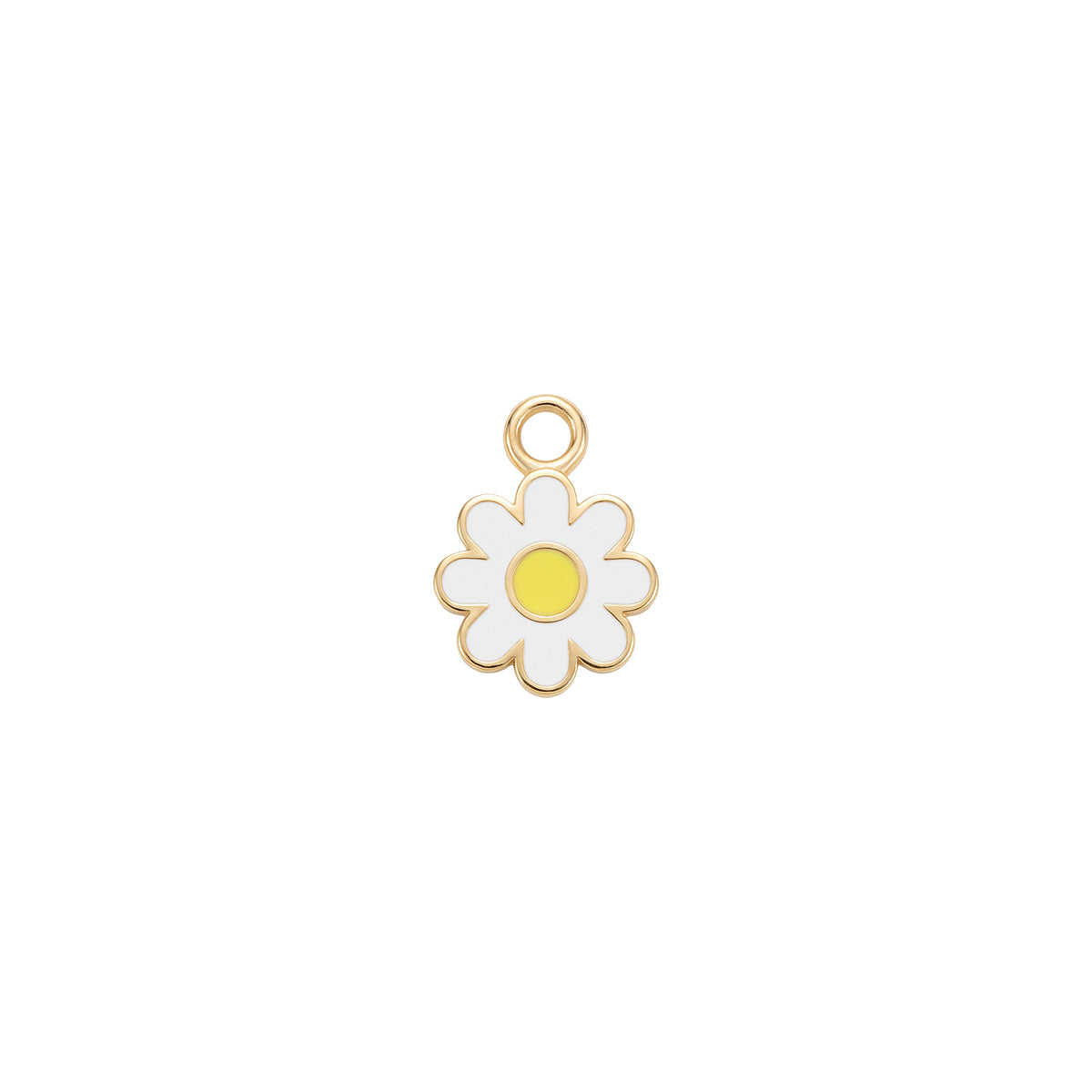 Enamel Flower Charm