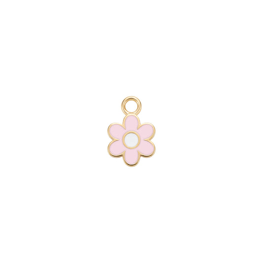 Enamel Petals Flower Charm