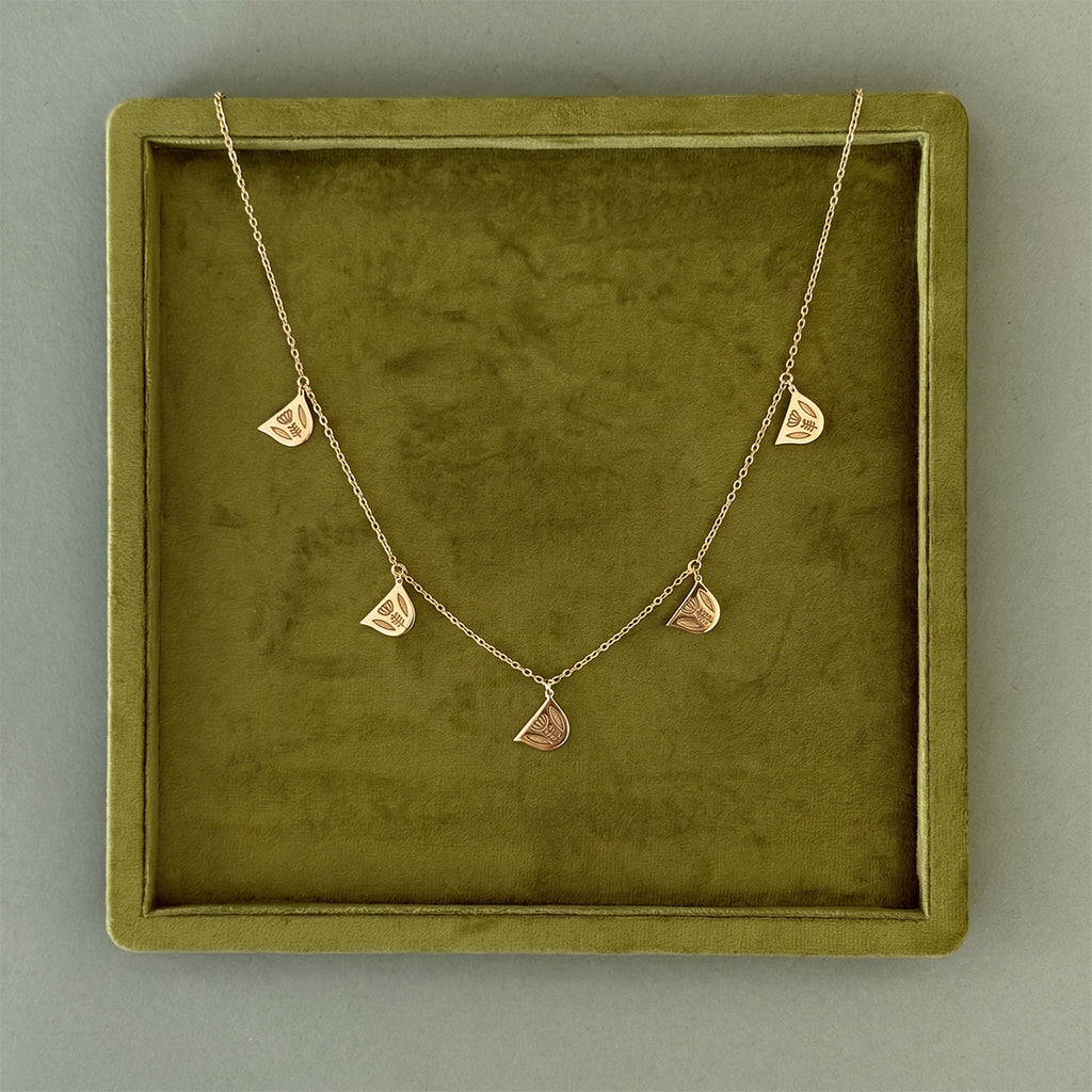 Engraved Finjen Arabi Choker